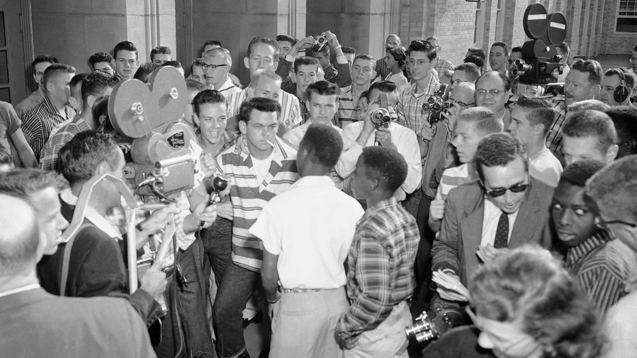 Lebron James: A Jerry Jones photo, the owner of the Dallas Cowboys, attending a racial desegregation demonstration in 1957 has the NBA star questioning how the media handles racial issues.