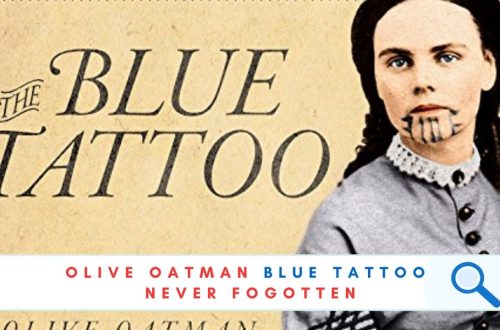 OLIVE OATMAN BLUE TATTOO